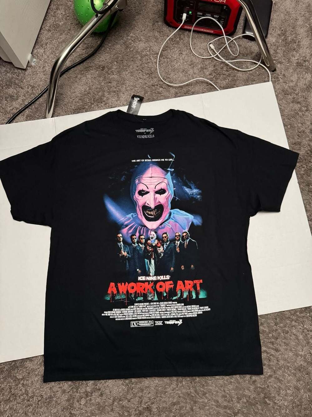 Ice Nine Kills x Terrifier 3 'A Work of Art' Graphic T-Shirt